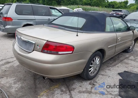 2002 Chrysler Sebring Limited из США, поврежденный, VIN 1C3EL65R52N113685